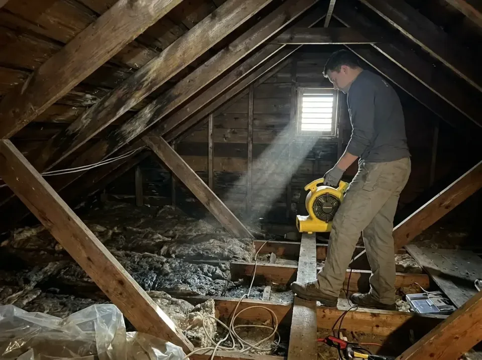 attic-water-damage-drying-proc-007 — frequently asked questions, Emergency Water Extraction & 24/7 Flood Response in Glenard…